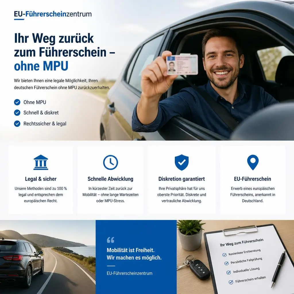 Führerschein ohne MPU